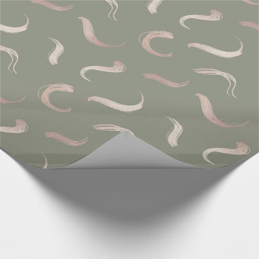 Trendy Shine abstrakt Pattern Geschenkpapier (Ecke)