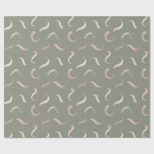 Trendy Shine abstrakt Pattern Geschenkpapier (Flach)