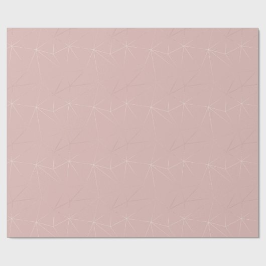 Trendy Shine geometrisches Muster Geschenkpapier (Flach)