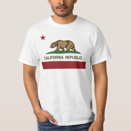Trendy Shirt des Kalifornien-Republikbären (Vorderseite)