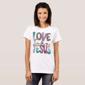 Trendy Shirt, Liebe wie Jesus T-Shirt (Vorne ganz)