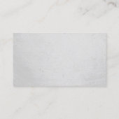 Trendy Silver & Gold Confetti Dots Makeup Artist Visitenkarte (Rückseite)