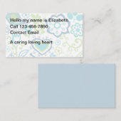 Trendy Simple Babysitting Business Cards Visitenkarte (Vorne/Hinten)