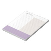 Trendy Simple Colorblock Notizblock (Rotiert)