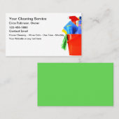 Trendy Simple House Clearing Business Cards Visitenkarte (Vorne/Hinten)