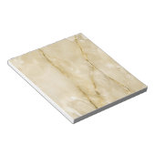 Trendy Simple Marble Stone Texture Notizblock (angewinkelt)