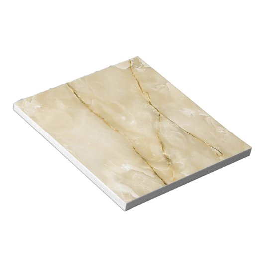Trendy Simple Marble Stone Texture Notizblock (angewinkelt)