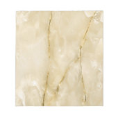 Trendy Simple Marble Stone Texture Notizblock (Vorderseite)