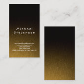 Trendy Simple Schlicht Business Card Visitenkarte (Vorne/Hinten)