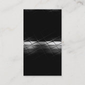 Trendy Simple Schlicht Gray Black Business Card Visitenkarte (Rückseite)
