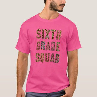 Trendy Sixth Grade Squad Teacher Hello 6th Gr Vint T-Shirt