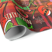 Trendy Sixty Seven Wrapping Paper I red plaid Geschenkpapier (Rolleneckpunkt)