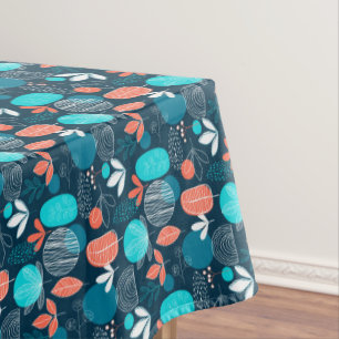 Trendy skandinavischer Stil staubblauer Kupferfall Tischdecke