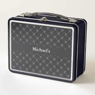 Trendy Skulls Metal Lunch Box