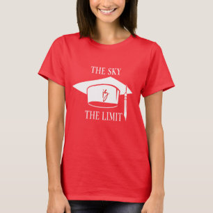 Trendy Sky ist das rote Logo der Senior School. T-Shirt