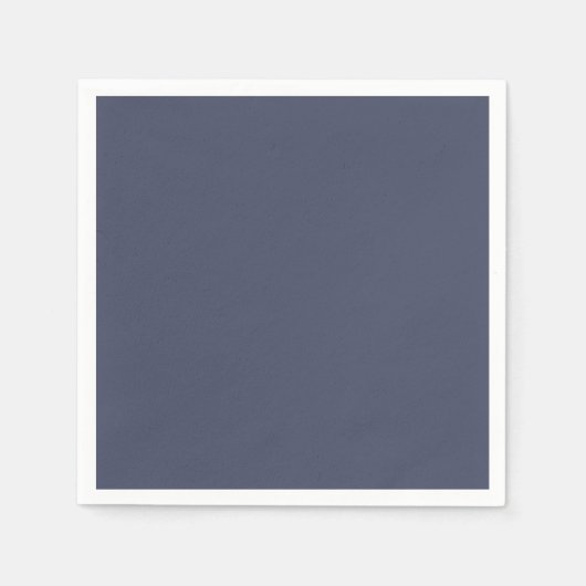 Trendy Slate Blue Gray - Napkins Serviette (Vorderseite)