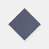 Trendy Slate Blue Gray - Napkins Serviette (Ecke)
