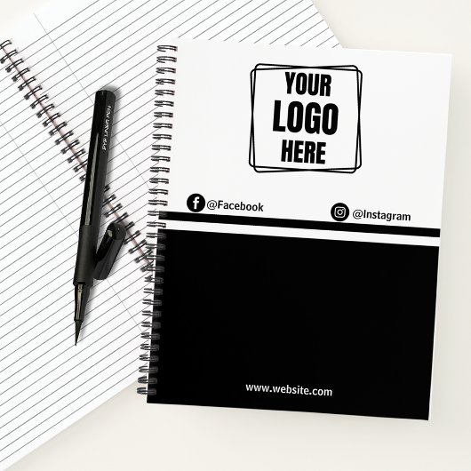 Trendy Small Business Branding und Werbeaktion von Notizblock