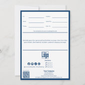 Trendy Small Business Ostergeschenkzertifikat (Rückseite)