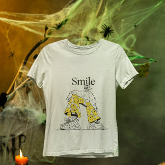Trendy Smile Face Streetwear T - Shirt