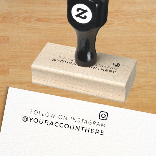 Trendy Social Media Business Beruflich Gummistempel