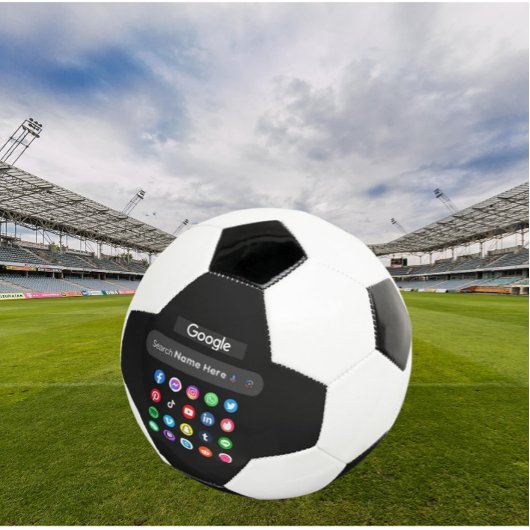 Trendy Social Media Icons Google Search Bar Custom Fußball