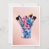 Trendy Social Media Style QR-Code Einladung (Rückseite)