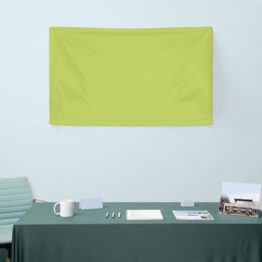 Trendy Soft Chartreuse Banner (Messeveranstaltung)