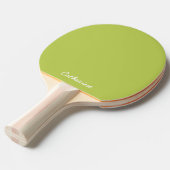 Trendy Soft Chartreuse Custom Ping Pong Paddle Tischtennis Schläger (Vorderseite)