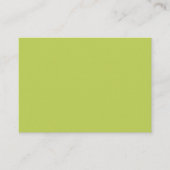 Trendy Soft Chartreuse Note Card Mitteilungskarte (Vorderseite)