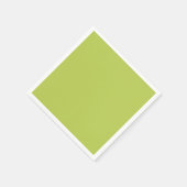Trendy Soft Chartreuse Paper Napkins Serviette (Ecke)