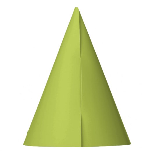 Trendy Soft Chartreuse Party Hat Partyhütchen (Rückseite)