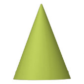 Trendy Soft Chartreuse Party Hat Partyhütchen (Vorderseite)