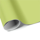 Trendy Soft Chartreuse Wrapping Paper Roll Geschenkpapier (Rolleneckpunkt)