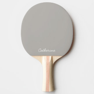 Trendy Soft Gray-Beige Custom Ping Pong Paddle Tischtennis Schläger