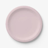 Trendy Soft Pastel Pink - Paper Tellers Pappteller (Vorderseite)