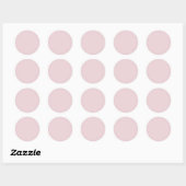 Trendy Soft Pastell Pink - Aufkleber (Blatt)