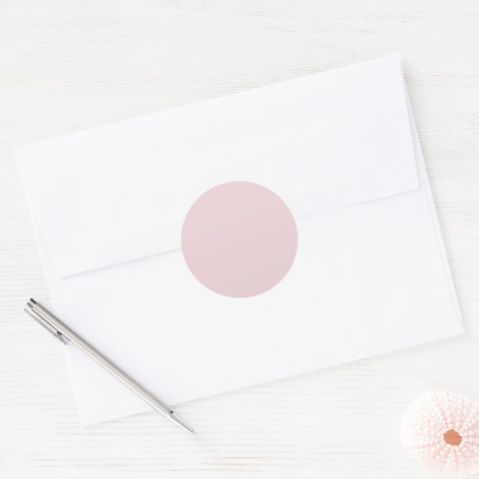 Trendy Soft Pastell Pink - Aufkleber (Umschlag)