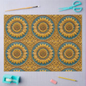 Trendy Sonnenblumen Schöne Sammlung Seidenpapier (Basteln)