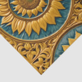 Trendy Sonnenblumen Schöne Sammlung Seidenpapier (Ausschnitt)