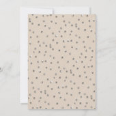 Trendy Sparkle Glitzer Gender Neutral Baby Dusche Einladung (Rückseite)