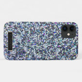 Trendy Sparkling Glitzer Sequins Frame Case-Mate iPhone Hülle (Rückseite (Horizontal))