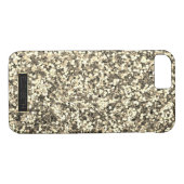 Trendy Sparkling Gold Glitzer, Rahmen - Personalis Case-Mate iPhone Hülle (Rückseite (Horizontal))