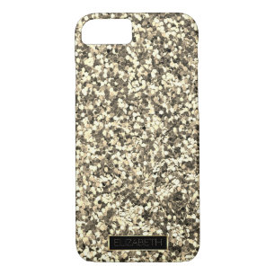 Trendy Sparkling Gold Glitzer, Rahmen - Personalis Case-Mate iPhone Hülle