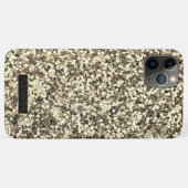 Trendy Sparkling Gold Glitzer, Rahmen - Personalis Case-Mate iPhone Hülle (Rückseite (Horizontal))