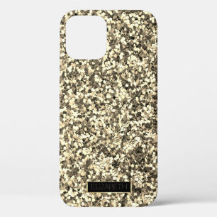 Trendy Sparkling Gold Glitzer, Rahmen - Personalis Case-Mate iPhone Hülle