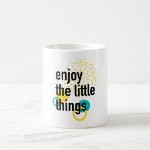 Trendy Spaß glückliches Design Genießen Sie die kl Kaffeetasse
