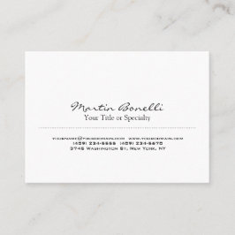 Trendy Special Einzigartig Beruflich Visitenkarte