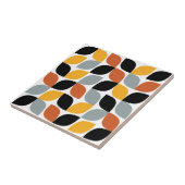 Trendy, spielerisch, lebendig gestaltete Blättermu Fliese (Seite)