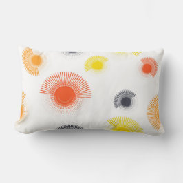 Trendy, spielerisch, lebhaft, cool, kreisförmig ge lendenkissen